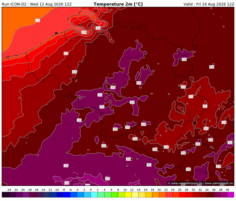 Tot 37°C vrijdag: uitzonderlijke warmte op komst in België